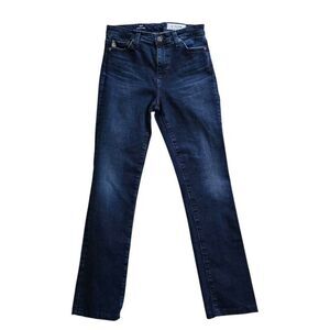 AG Adriano Goldschmied Mari Jeans Women's 25R Blue Denim High Rise Zip Fly Strai